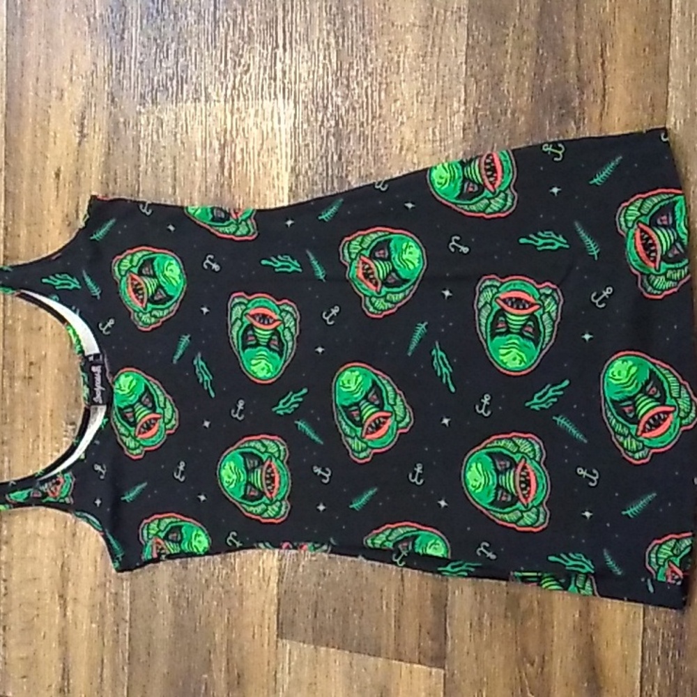 SOURPUSS Swamp Creature Tank Dress Size XL